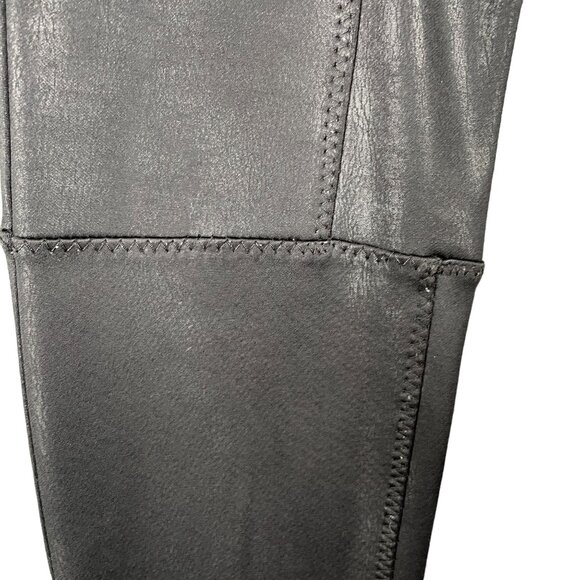 Soft Surroundings Leggings XS Work Office Capsule Leather Minimal Stretchy Chic - Picture 4 of 9